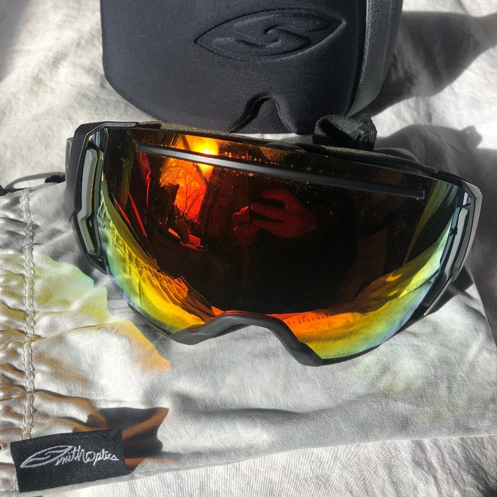 Smith I/O Ski Goggles - Removable Lenses | Extra Lens | Case | Black